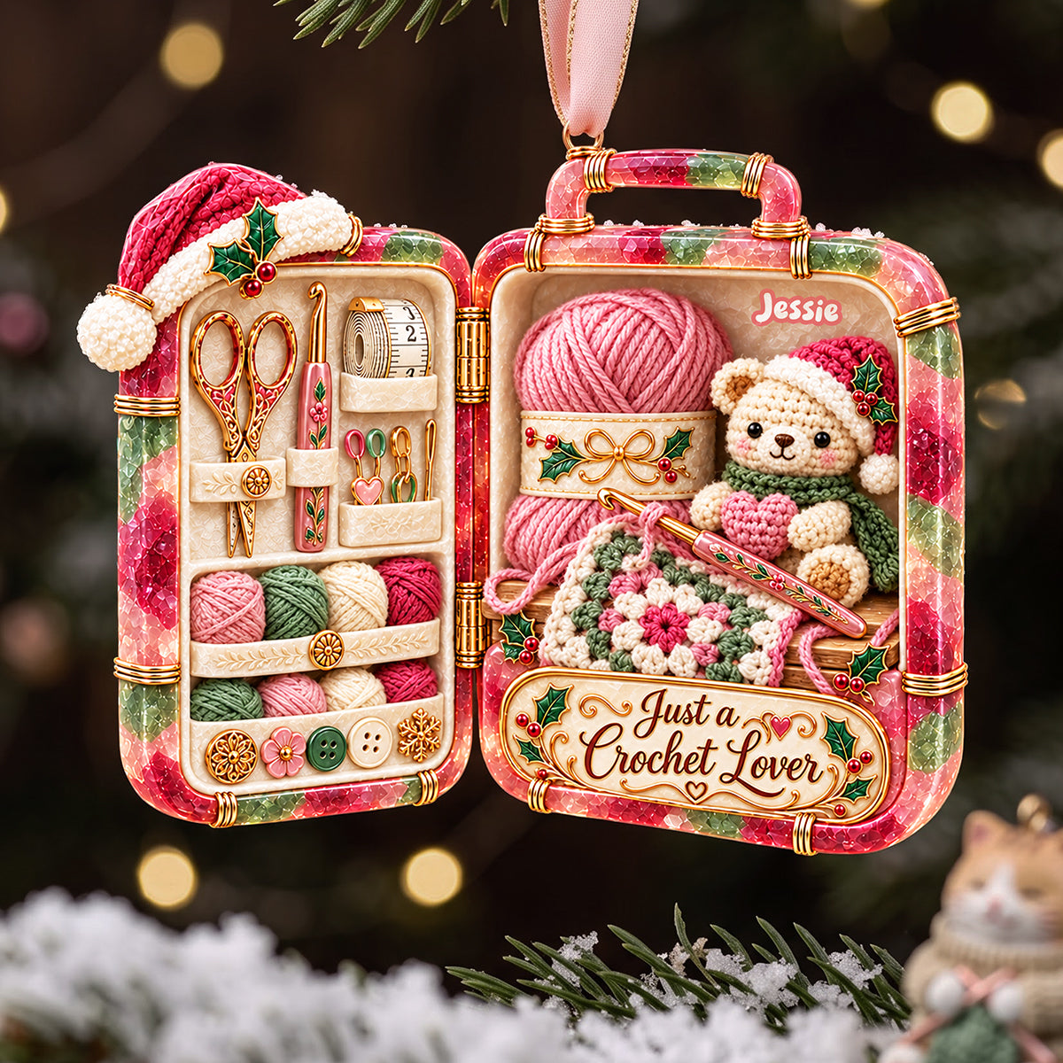 Handmade Craft Acrylic Ornament - Personalized Gifts For Crochet Lovers 01tota141026-Homacus