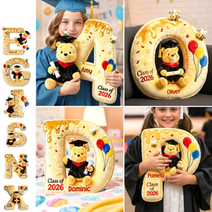 Graduation Character Initial Letter Pillow - Personalized Gift For Graduation 02NAMG111225-Homacus