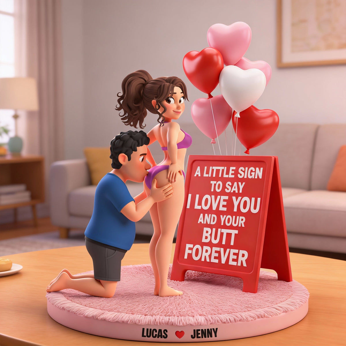 Personalized Funny Gifts For Couple Acrylic Plaque 02natn231225-Homacus