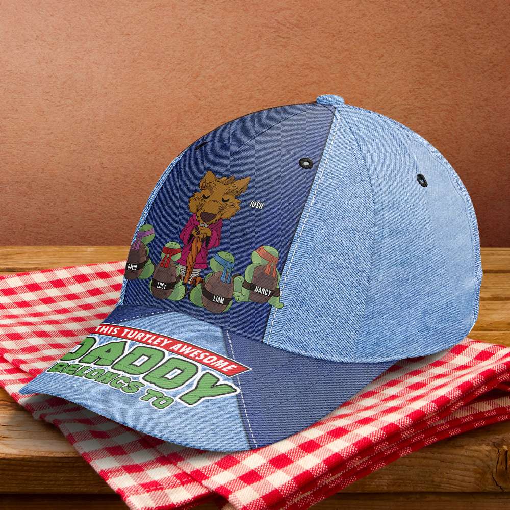 Turtle Dad Classic Cap - Personalized Gifts For Father 04KAPU230524-Homacus