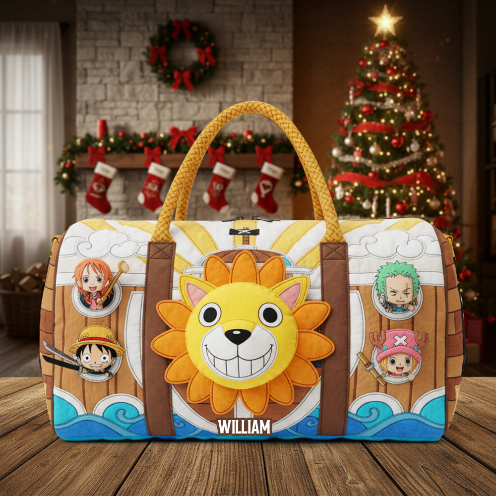 Personalized Christmas Gifts For Cartoon Lovers Quilted Duffle Bag 02natn031025-Homacus