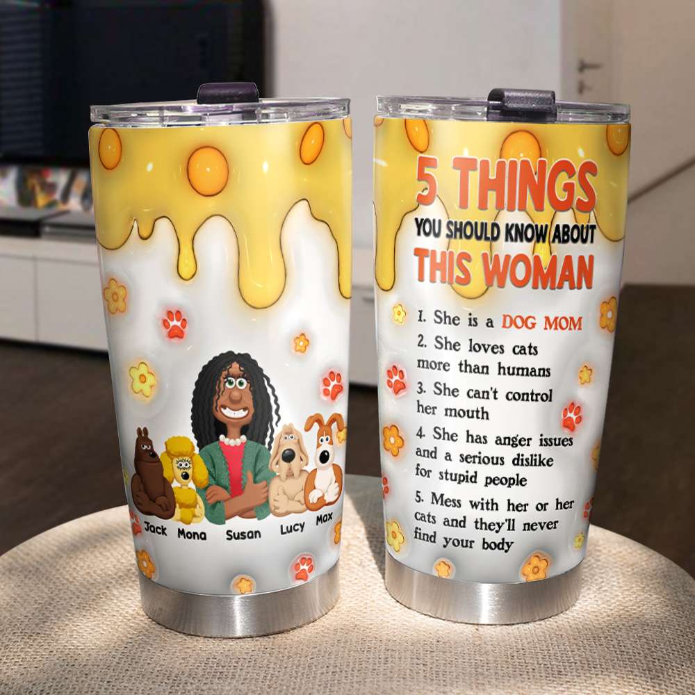 Personalized Gifts For Dog Lover Tumbler 01TOMH210225PA-Homacus