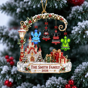Timeless Christmas Ambience Acrylic Ornament - Personalized Christmas Gifts For Family 01ohdt040926-Homacus