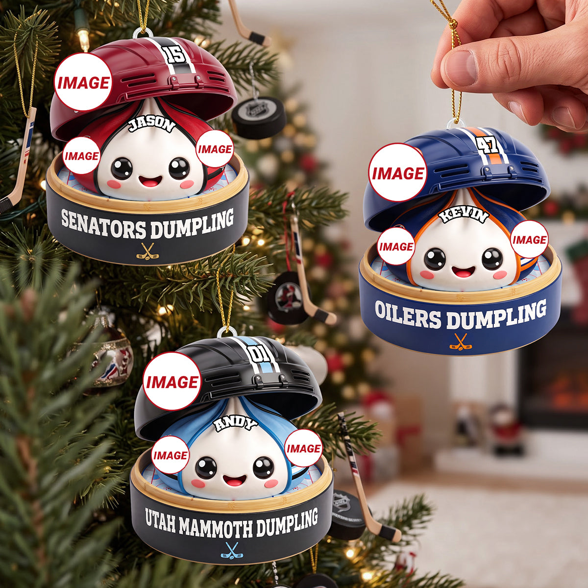 Sport Lover Dumpling Ornament - Personalized Gifts For Christmas Ornament 02HUTA250926