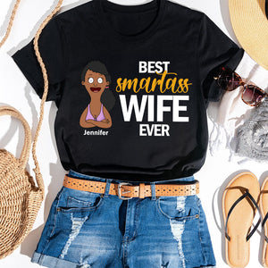 Personalized Gifts For Wife Shirt Funny Best Wife Ever 02OHDT190325HG-Homacus