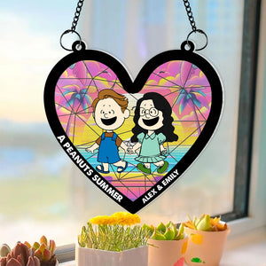 Personalized Gifts For Couple Suncatcher Ornament 02TOMH060724HH-Homacus