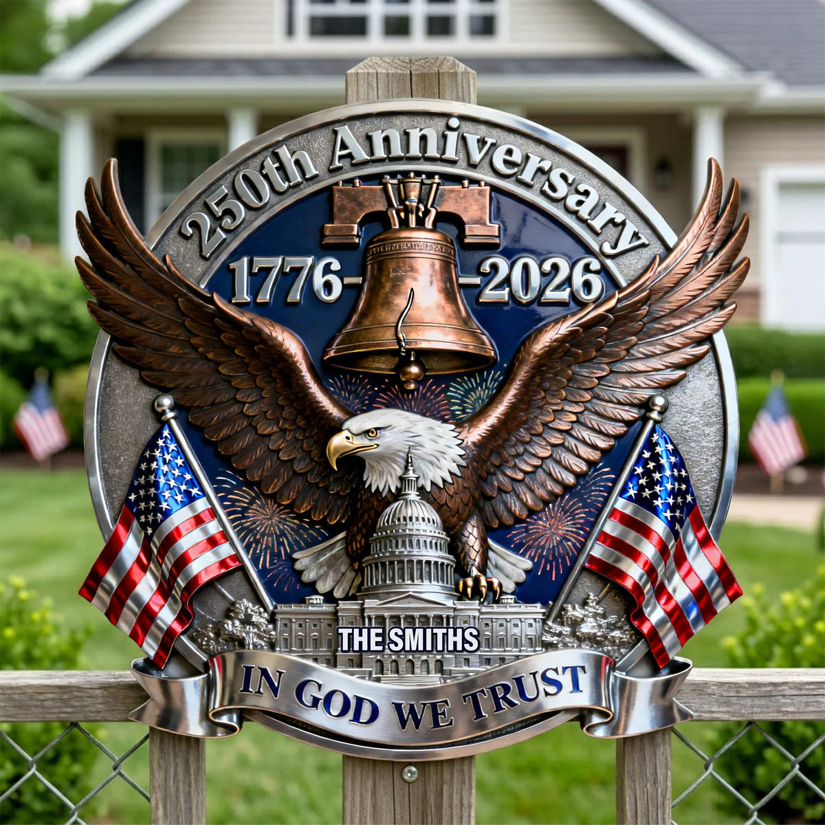 250 Years of American Heritage Acrylic Sign - Personalized Gifts For Patriots 05naqn290526-Homacus