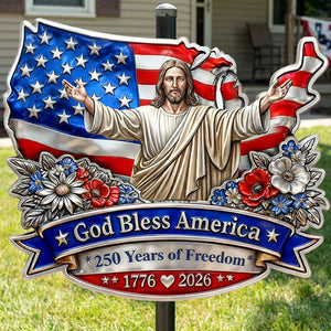 USA 250th Anniversary Metal Sign - Personalized Gifts For Family 04TOMG310126-Homacus