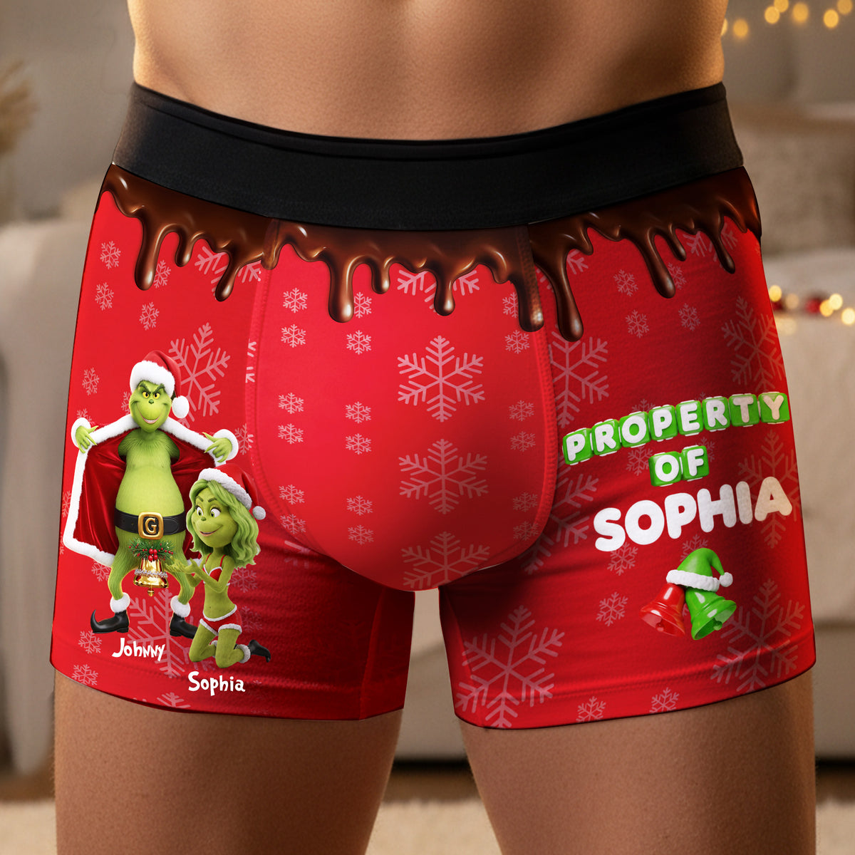 Personalized Christmas Gifts For Him Men's Boxers 03ohmg141025-Homacus