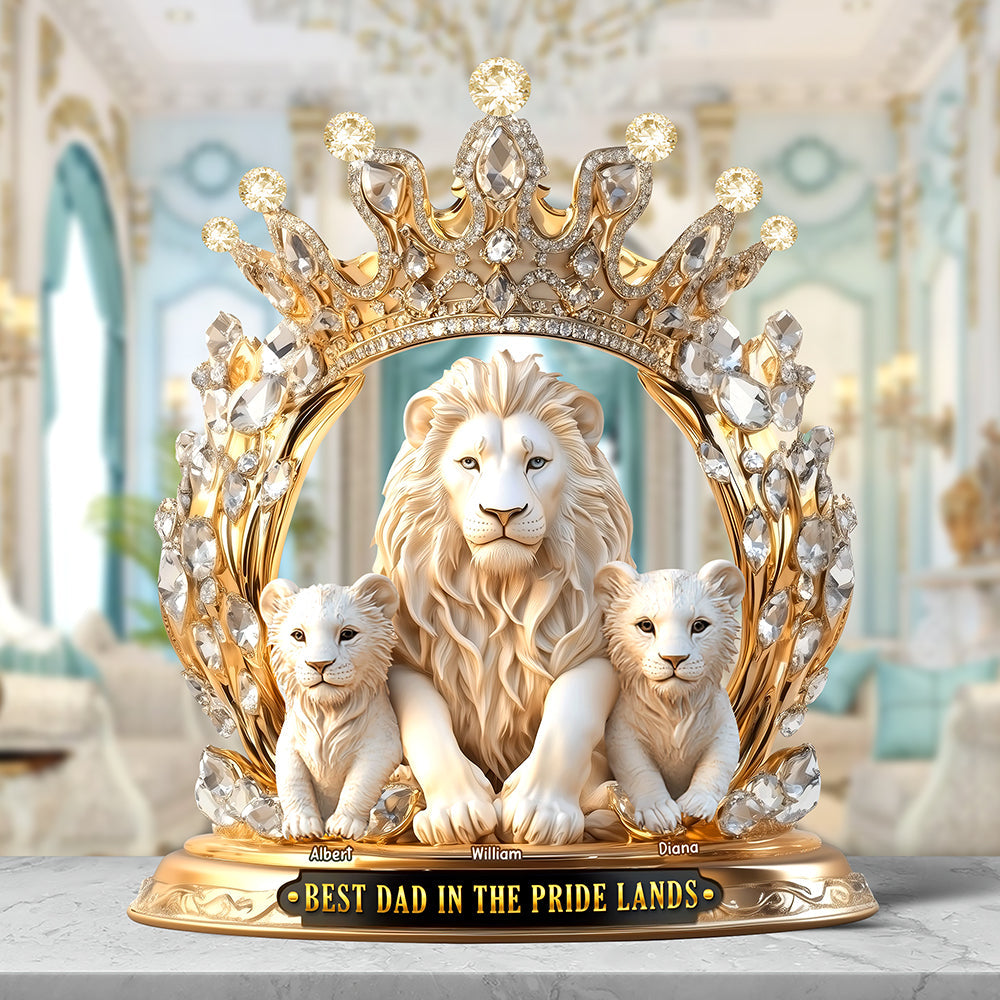 Best Dad Gown Acrylic Plaque, Personalized Christmas Gifts For Dad 01tgqn080525-Homacus