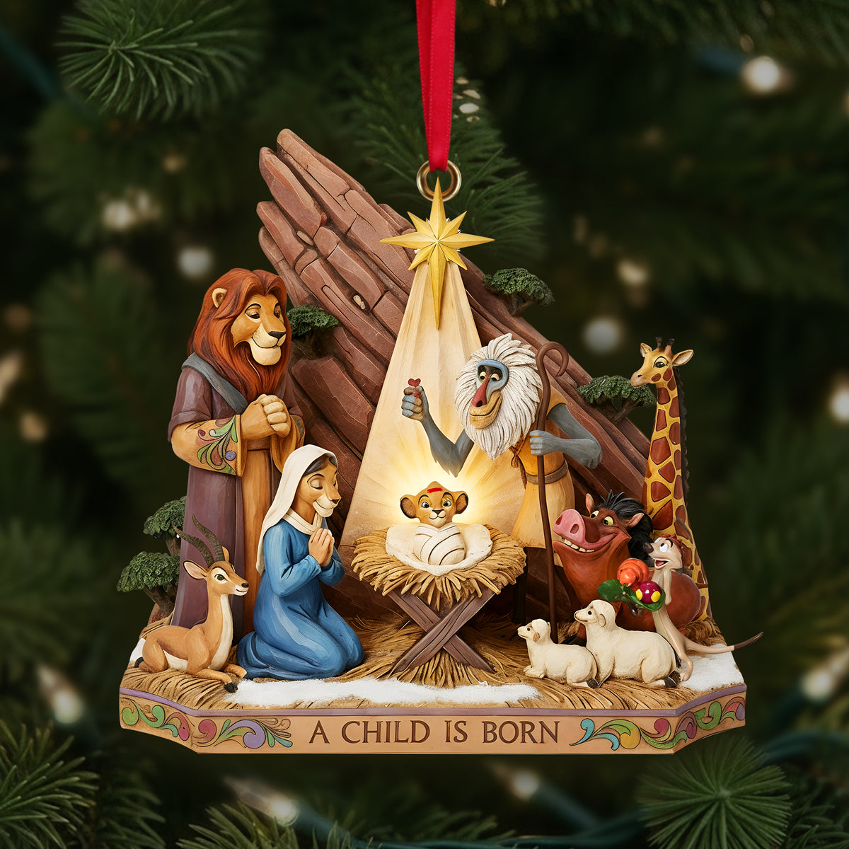 Born Of A Pride Nativity Christmas Ornament - Gifts For Movie Fans 05QHLU240925-Homacus