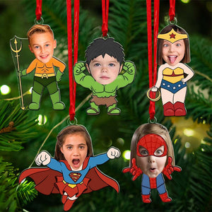 Custom Photo Gifts For Kid Ornament Christmas 03KALU011024-Homacus