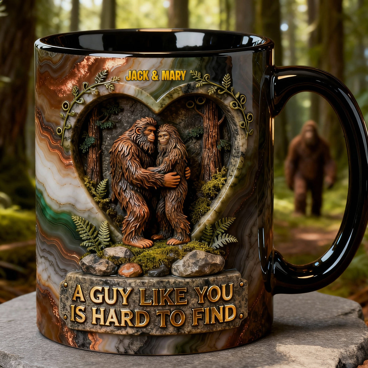 Personalized Gifts For Couple Accent Mug 05QHTN160126-Homacus