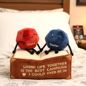 Fantasy Couple Custom Shape Pillow, Personalized GIfts For Game Nerd 04QHMG141125-Homacus