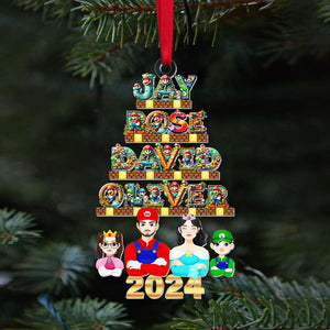 Personalized Gifts For Family Movie Lover Acrylic ornament Christmas 02XQMH211024PA-Homacus