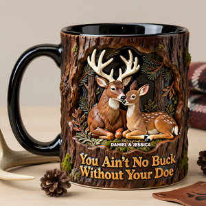 Deer Hunting Couple Mug - Personalized Gifts For Couple 03NADT130126-Homacus