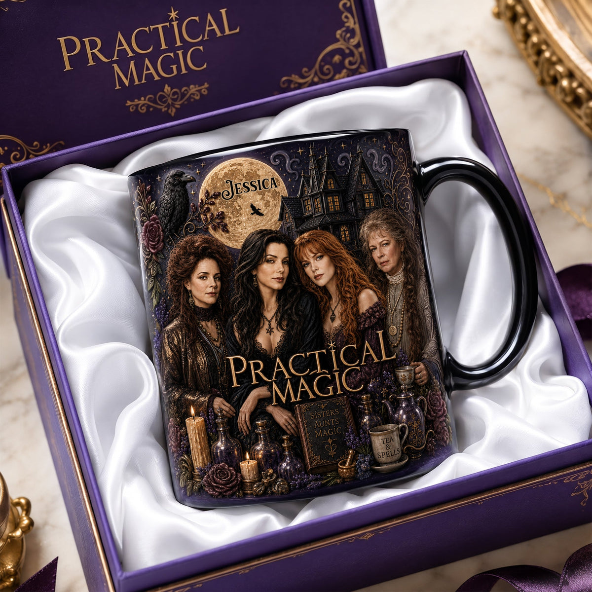 Enchanted Sisterhood Magic Mug - Personalized Gifts 05NALU080826