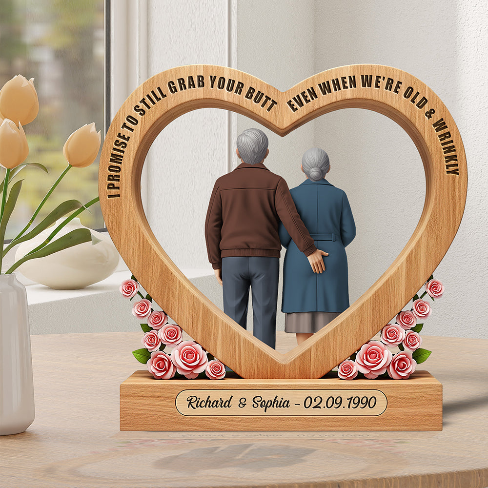 Old Couple Acrylic Plaque - Personalized Gifts For Couple 04ohqn290525-Homacus
