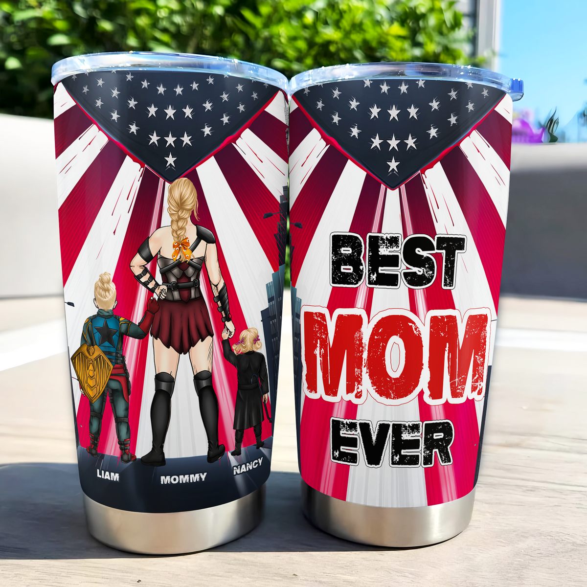 Personalized Gifts For Mom Tumbler Best Mom Ever 03topu140425hg-Homacus