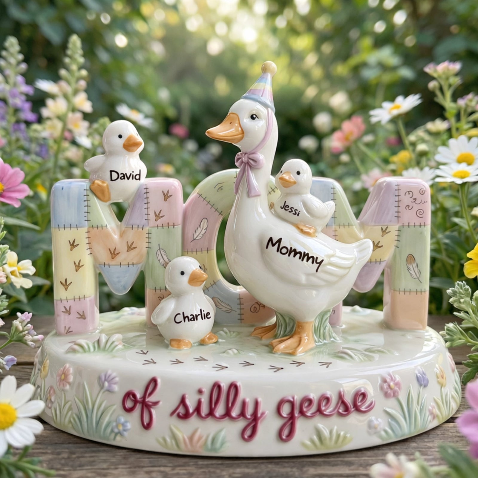 Mom Of Silly Goose Acrylic Plaque - Personalized Gifts For Moms 04qhlu270226