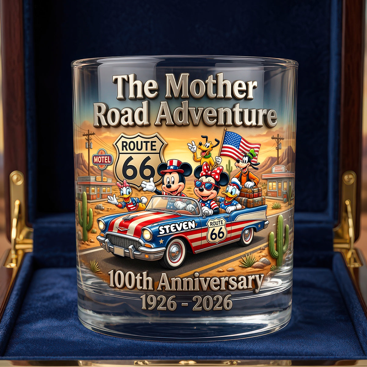 100 Years of Adventure Custom Glass - Personalized Gifts For Road Trip Lovers 02tydh080626-Homacus
