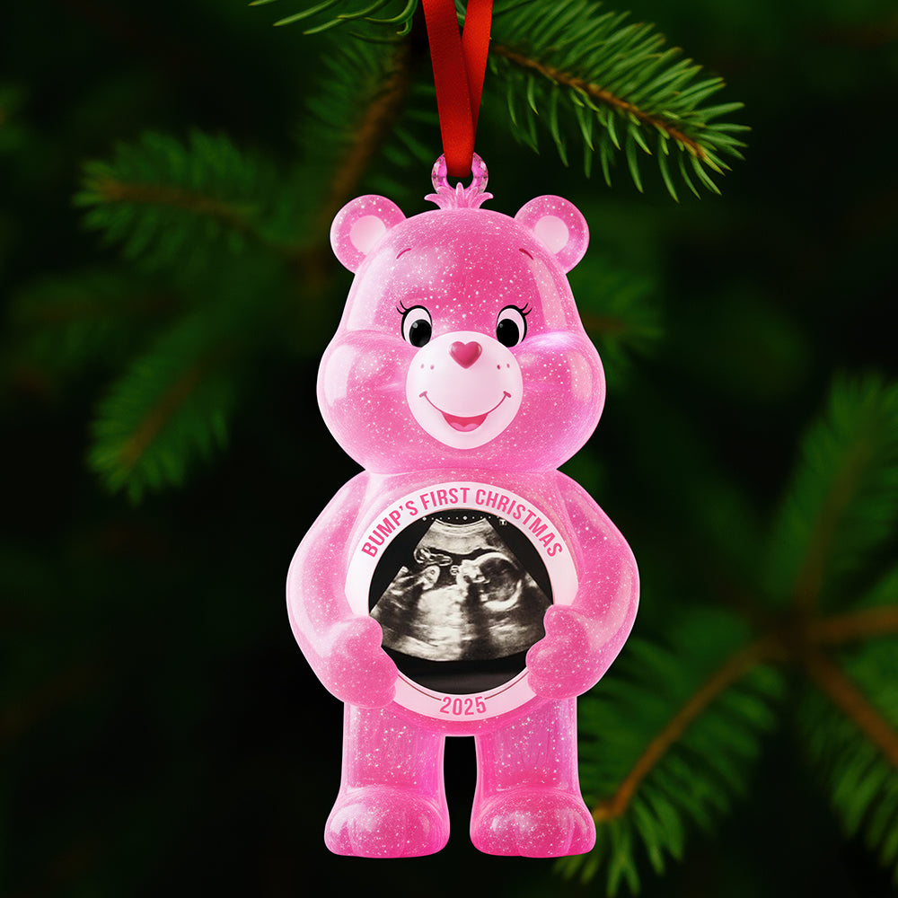 Cute Pregnancy Ornament - Custom Photo Keepsake To Celebrate Motherhood 05qhqn300925-Homacus