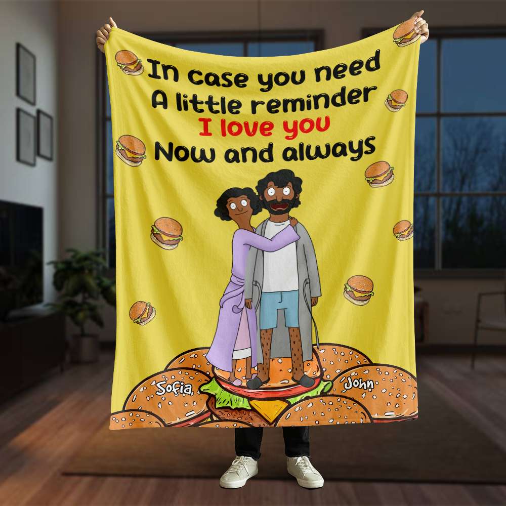 Personalized Gifts For Couple Blanket I Love You Now And Always 04TOMH241224HG-Homacus