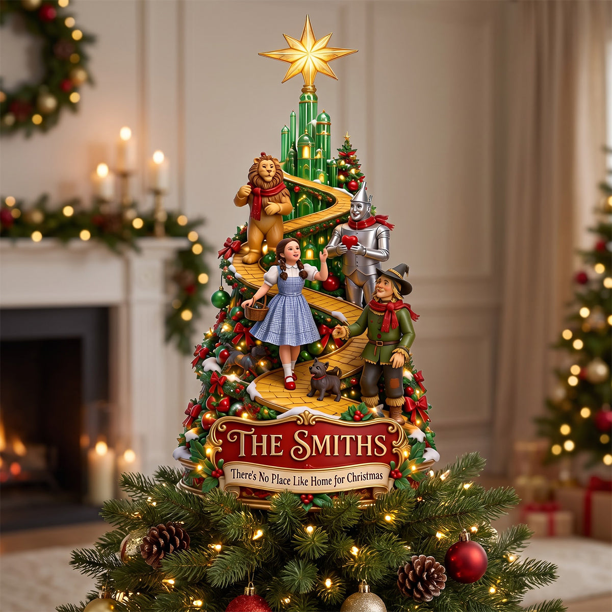 Fantasy World Tree Topper - Personalized Christmas Gifts 02hadh240826