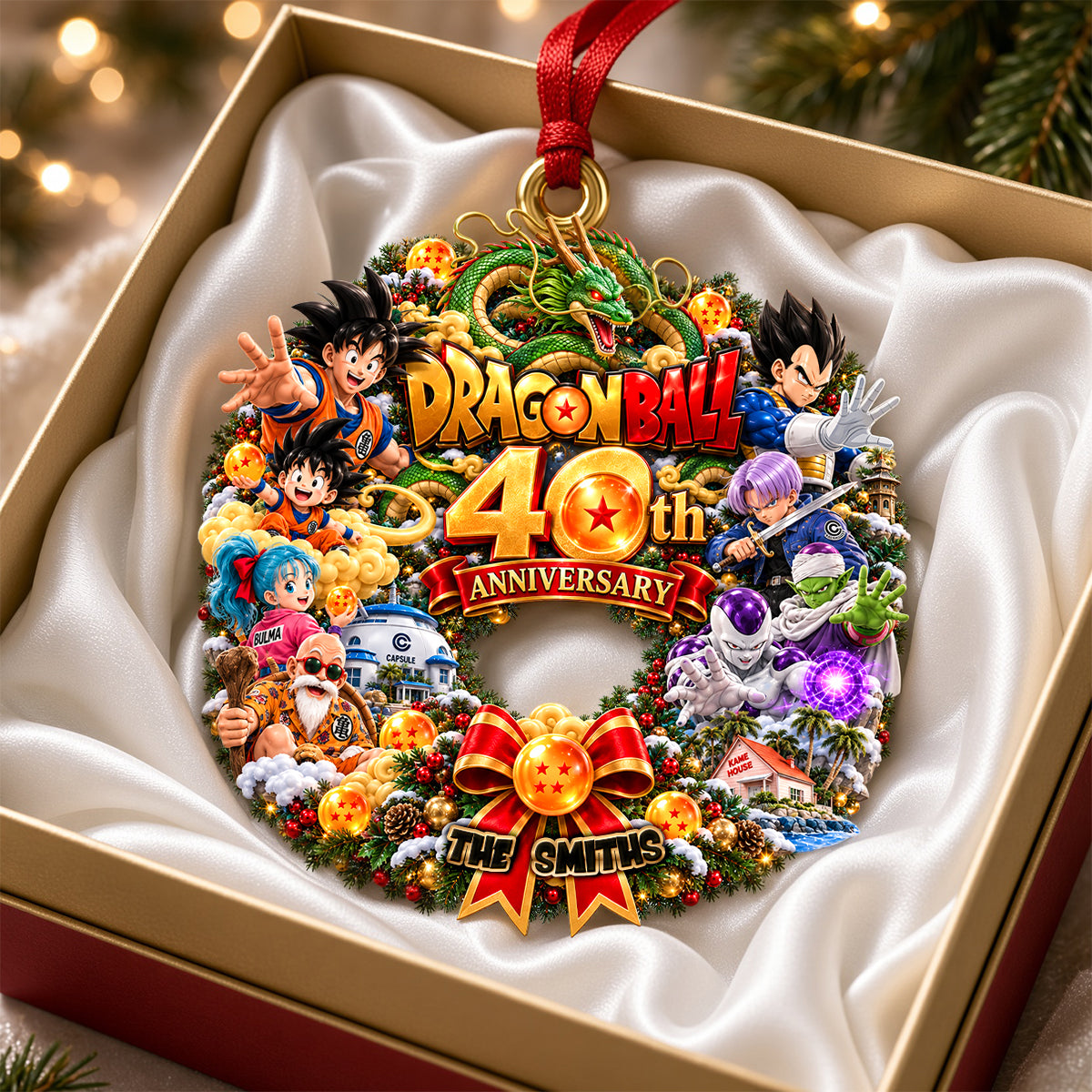 40 Years Of Epic Battles Christmas Ornament - Personalized Anniversary Gifts 03OHDH300926-Homacus