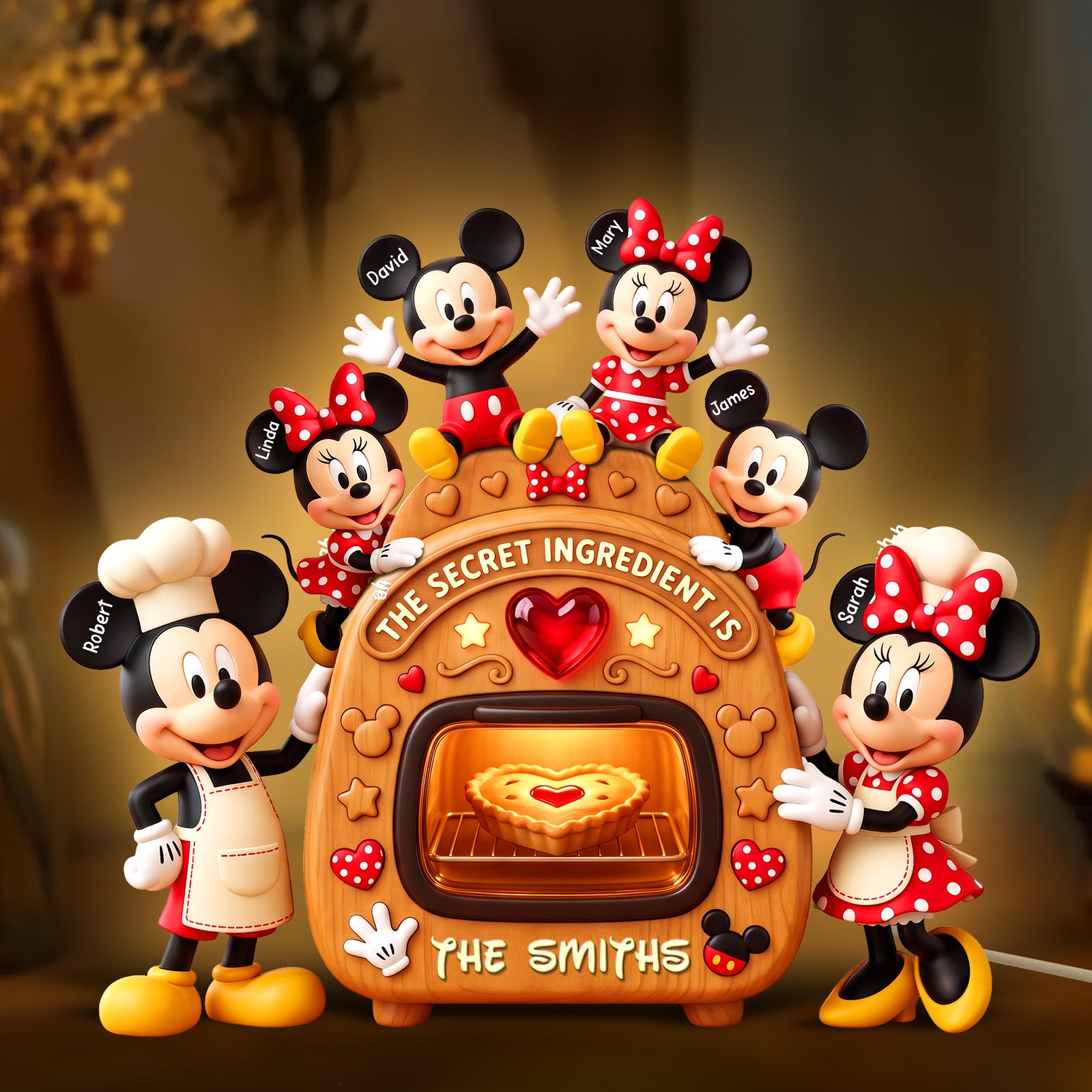 Baking Family Light Box - Personalized Gifts For Family Acrylic Light Box 03PAQN040926-Homacus
