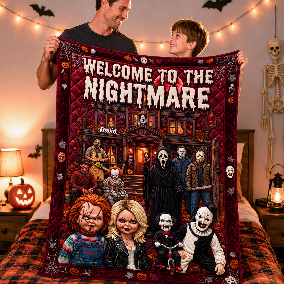 Villain Blanket Halloween - Personalized Gifts For Horror Lovers 04tydh100826-Homacus