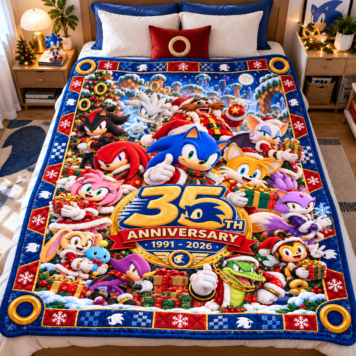35th Anniversary Blanket - Personalized Gifts 01ttlu081026-Homacus