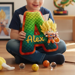 Strong Warrior Pillow – Personalized Initial Letter Gift 02huqn101225-Homacus