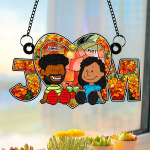 Personalized Gifts For Couple Suncatcher Ornament 03KADT090125PA-Homacus