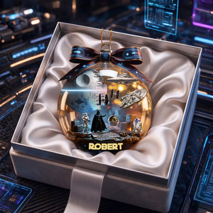 Space Scene Ornament - Personalized Christmas Gifts For Space Lovers 01OHLU200826-Homacus