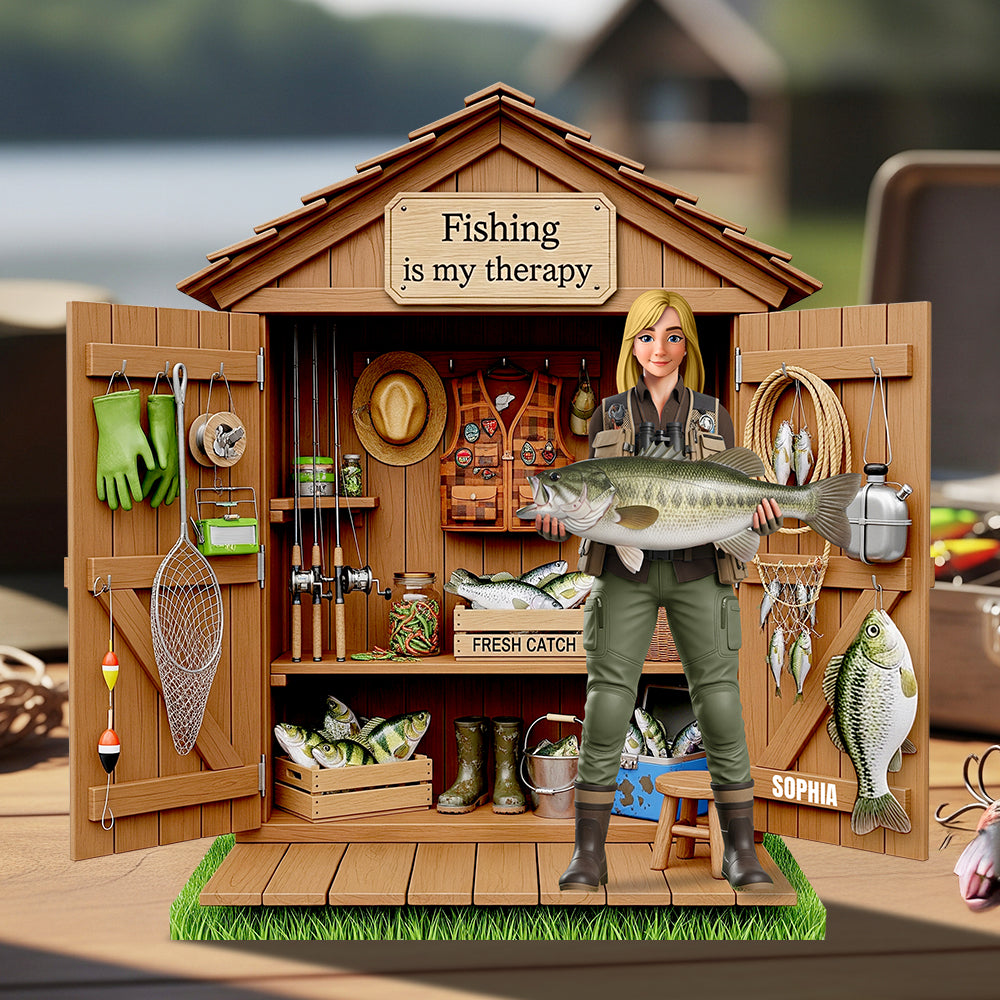 Fishing Acrylic Plaque - Personalized Gifts for Fishing Lovers 01OHDT230625-Homacus