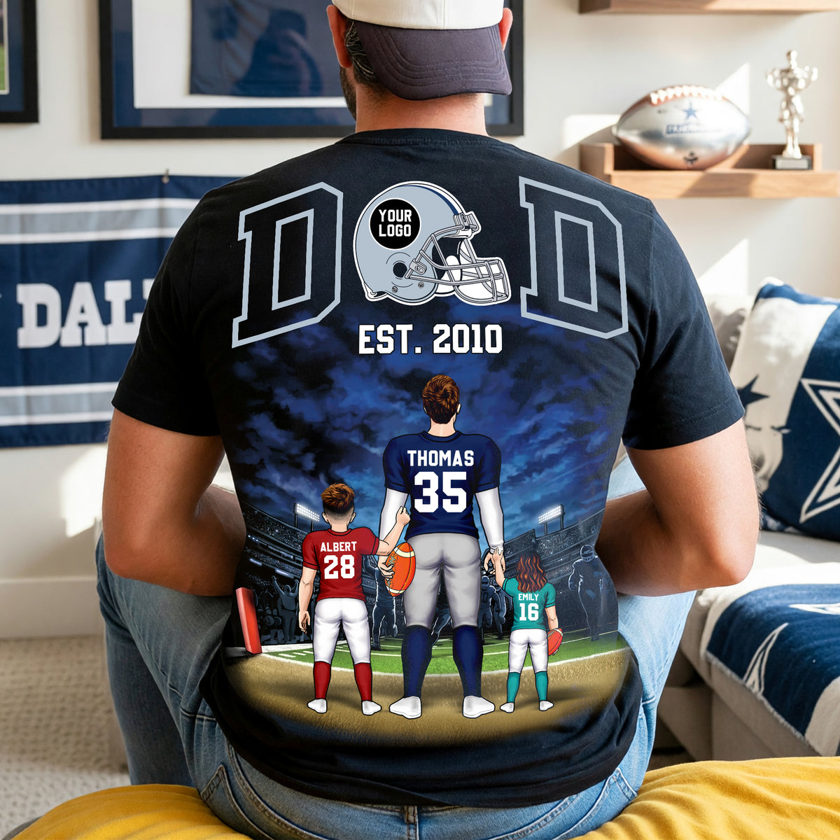Sport Lover Dad Shirt - Personalized Gifts For Father's Day 04huqn260526 GRER52005-Homacus