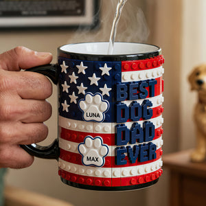 Best Dog Dad Ever Magic Coffee Mug - Personalized Gifts For Dad 02tgdt060526-Homacus