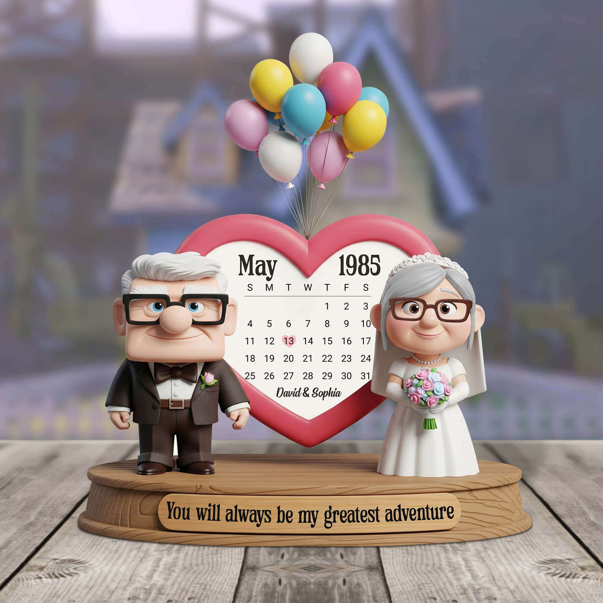 Love Transcends Time Acrylic Plaque Personalized Gifts For Couple 01NATN240525-Homacus