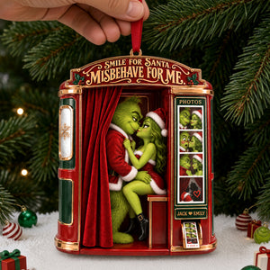 Cheeky Couple Acrylic Ornament - Personalized Gifts For Couples 06HALU160926-Homacus