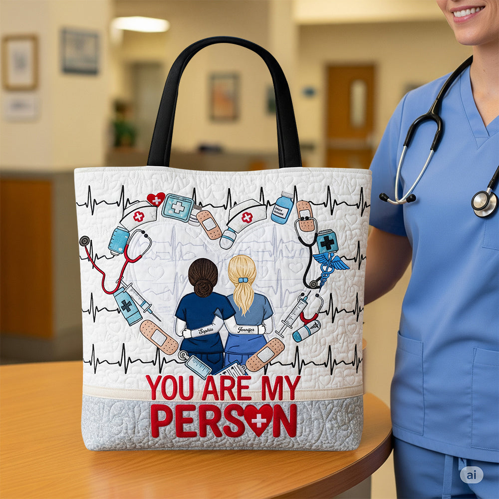 Nurse Besties Tote Bag, Personalized Gifts For Nurse Colleague 01qhdt240725-Homacus