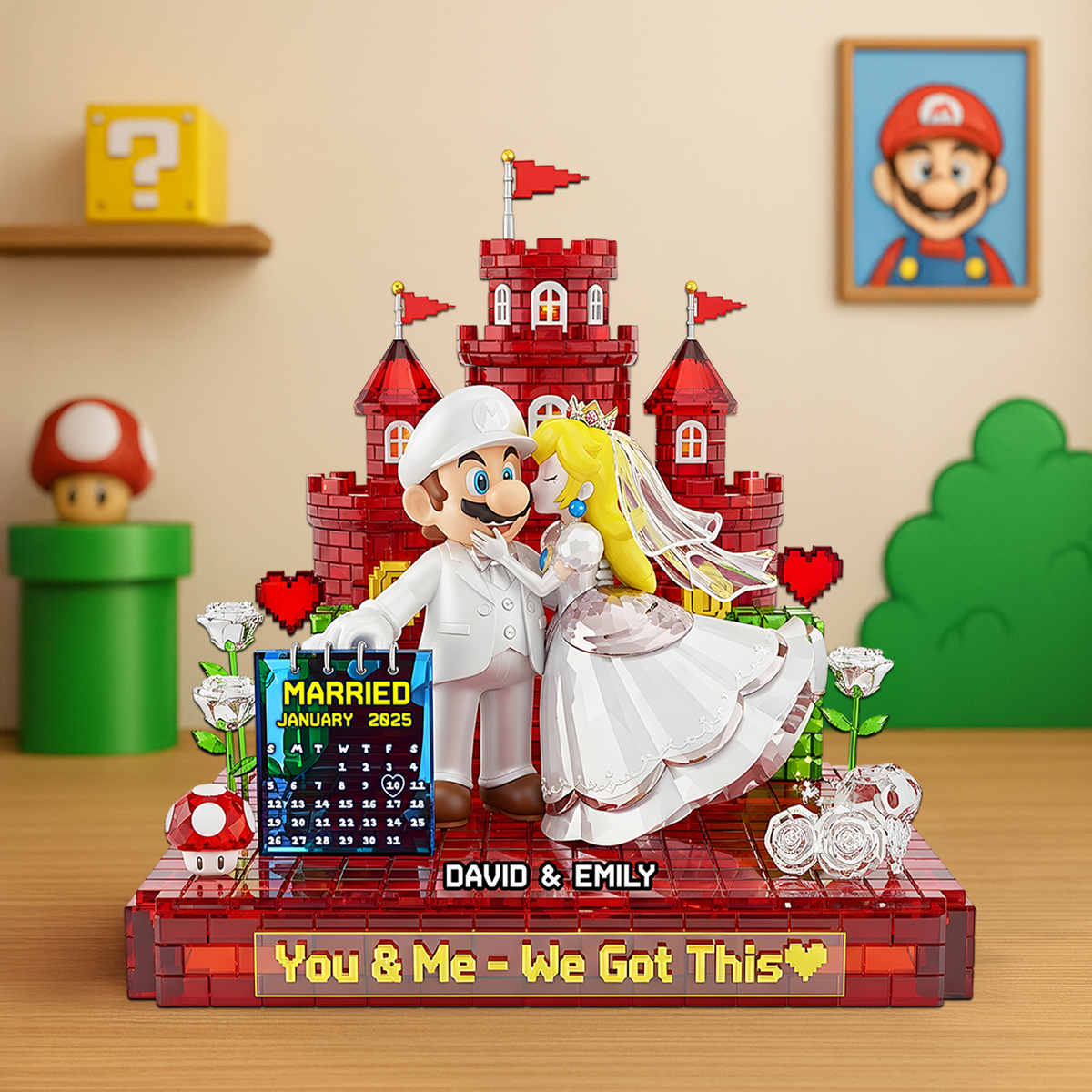 Couple Acrylic Plaque - Personalized Gifts For Couple 04TGPU170625-Homacus