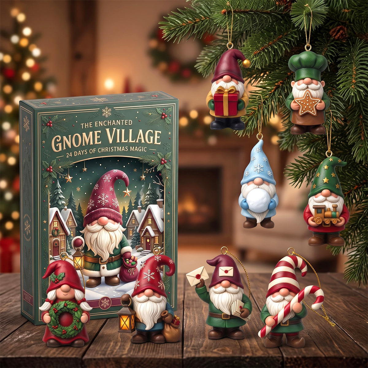 Gnome Village Advent Calendar Blind Box - Personalized Christmas Gifts 04totn271026-Homacus