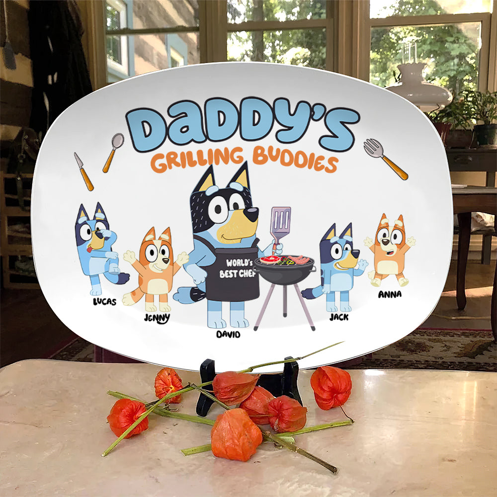 Personalized Gifts For Dad Plate 07natn130524-Homacus