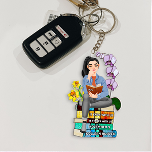 Personalized Gifts For Book Lover Keychain 01HUPU271224PA-Homacus