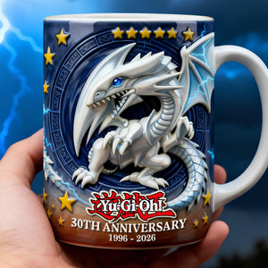 White Dragon 30th Anniversary Mug - Personalized Gift 05NADT120226-Homacus