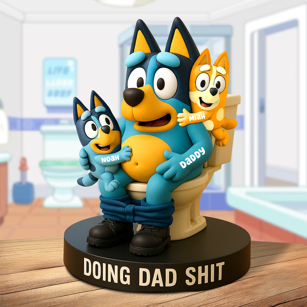 Doing Dad Sh** Plaque - Personalized Gifts For Dad 02ohdt100525