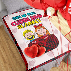 Personalized Gifts For Couples Valentine Blanket 01KALU291124HG-Homacus