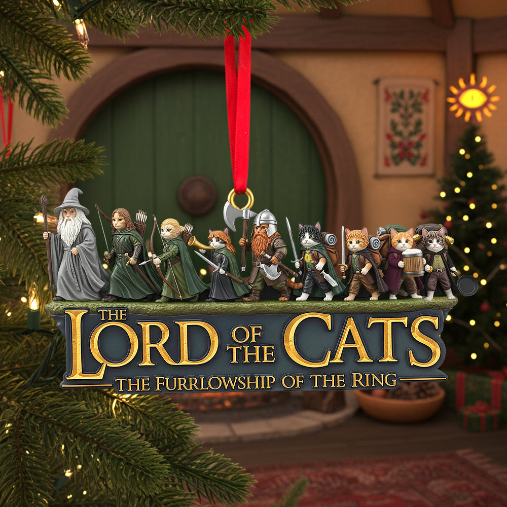 Fantasy Cat Gang Christmas Ornament, Personalized Gifts For Cat Lovers 04qhtn050925-Homacus
