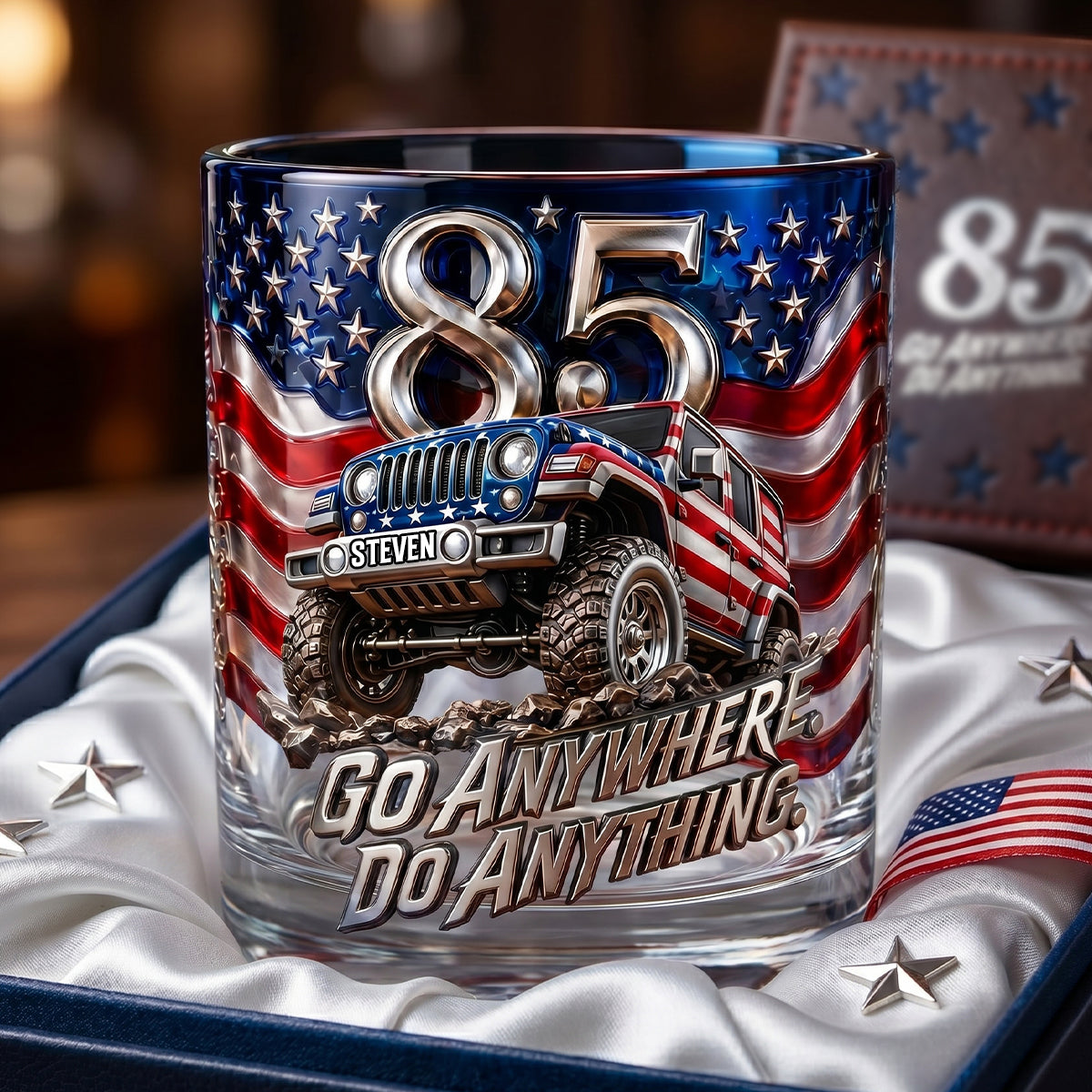 85 Years of Rugged Heritage Round Glass - Personalized Gift 02PADH020626-Homacus